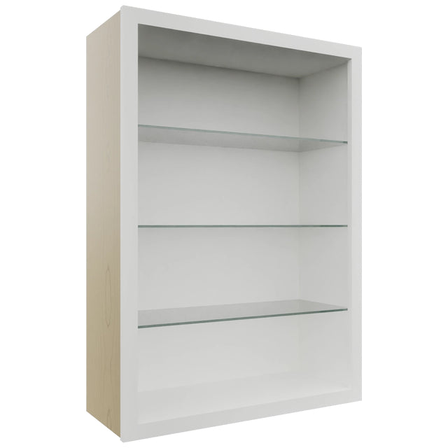 Fabuwood Frost NDW3042 Wall Standard No Door Cabinet, Front View