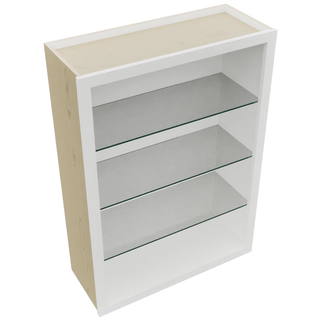 Fabuwood Frost NDW3042 Wall Standard No Door Cabinet, Top View