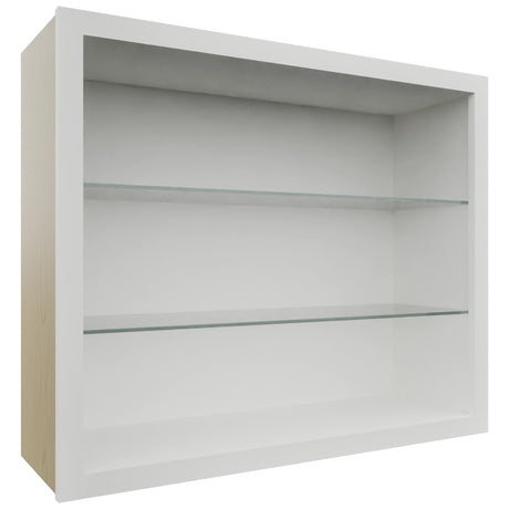 Fabuwood Frost NDW3630 Wall Standard No Door Cabinet, Front View