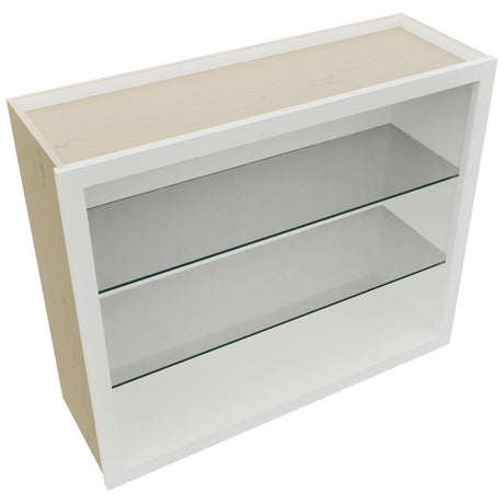 Fabuwood Frost NDW3630 Wall Standard No Door Cabinet, Top View