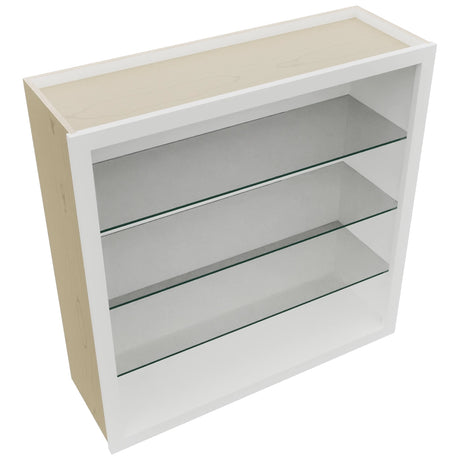 Fabuwood Frost NDW3636 Wall Standard No Door Cabinet, Top View