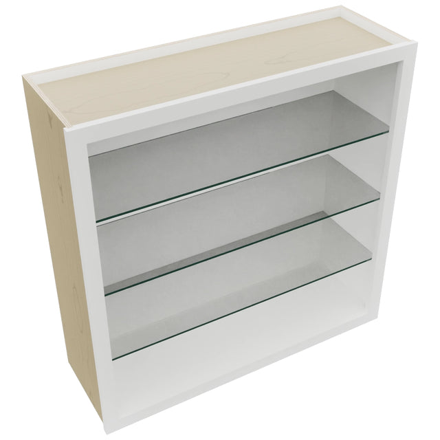 Fabuwood Frost NDW3636 Wall Standard No Door Cabinet, Top View