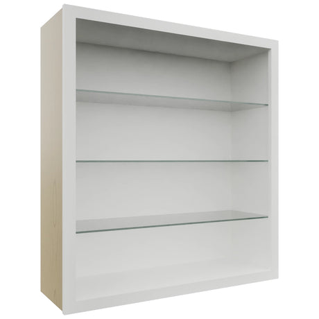 Fabuwood Frost NDW3639 Wall Standard No Door Cabinet, Front View