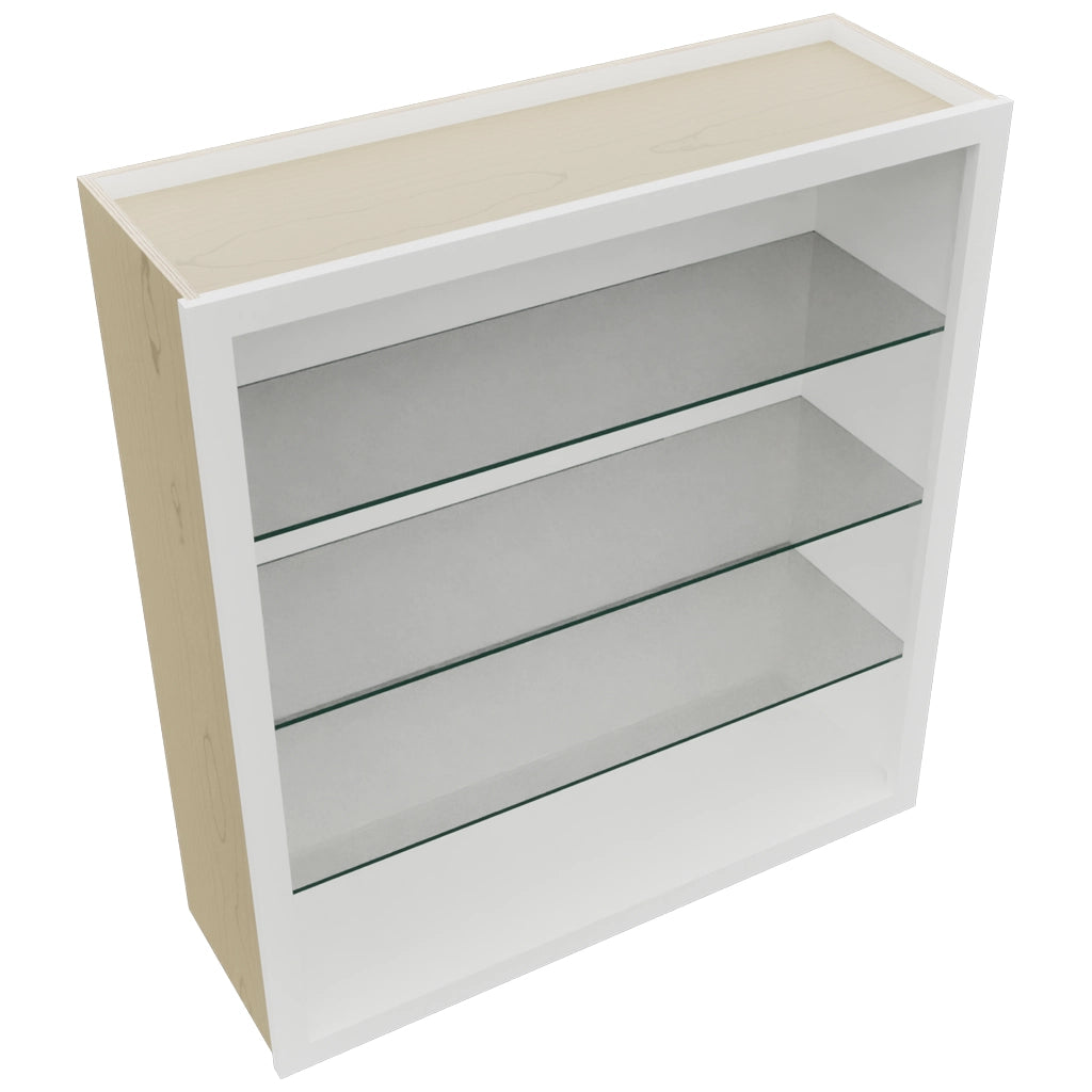 Fabuwood Frost NDW3639 Wall Standard No Door Cabinet, Top View