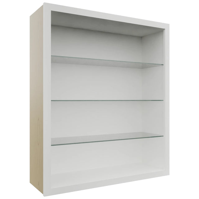 Fabuwood Frost NDW3642 Wall Standard No Door Cabinet, Front View