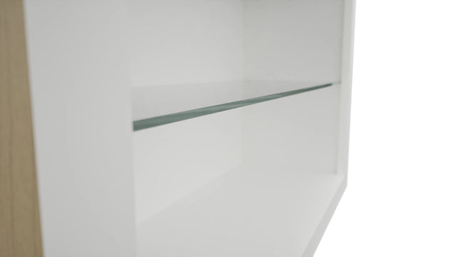 Fabuwood Frost NDW3642 Wall Standard No Door Cabinet, Detail View