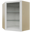 Fabuwood Frost NDWDC2430 Wall Corner Diagonal No Door Cabinet, Front View