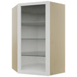 Fabuwood Frost NDWDC2439 Wall Corner Diagonal No Door Cabinet, Front View