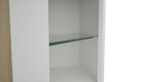 Fabuwood Frost NDWDC2439 Wall Corner Diagonal No Door Cabinet, Detail View