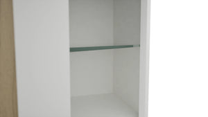 Fabuwood Frost NDWDC2442 Wall Corner Diagonal No Door Cabinet, Detail View
