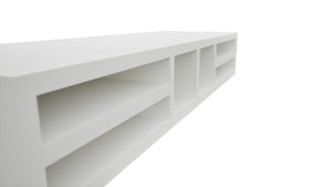 Fabuwood Frost WO366 Wall Organizer Rack, Detail View