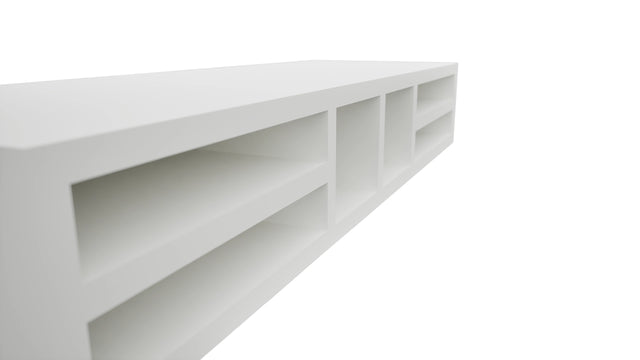 Fabuwood Frost WO366 Wall Organizer Rack, Detail View