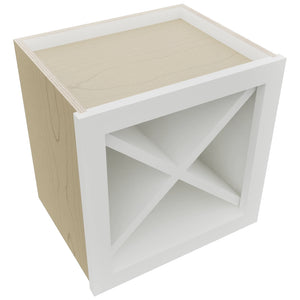 Fabuwood Frost WR15X15 Wall Wine Rack, Top View