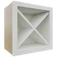 Fabuwood Frost WR18X18 Wall Wine Rack, Front View