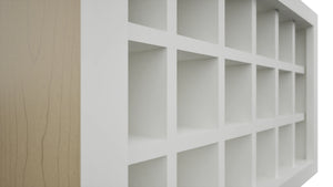 Fabuwood Frost WR3018 Wall Wine Rack, Detail View