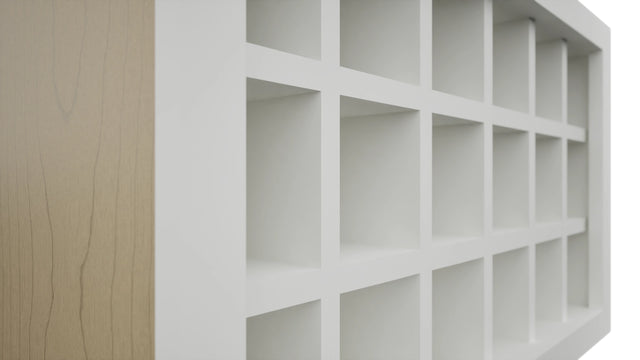 Fabuwood Frost WR3018 Wall Wine Rack, Detail View