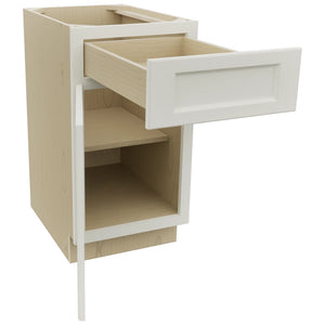 Fabuwood Fusion Dove B18 Base Standard Cabinet, Open View