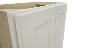 Fabuwood Fusion Dove B24FD-12D Base Full Door Cabinet, Detail View