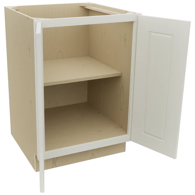 Fabuwood Fusion Dove B24FD Base Full Door Cabinet, Open View