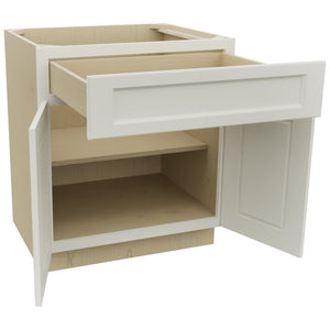 Fabuwood Fusion Dove B30 Base Standard Cabinet, Open View