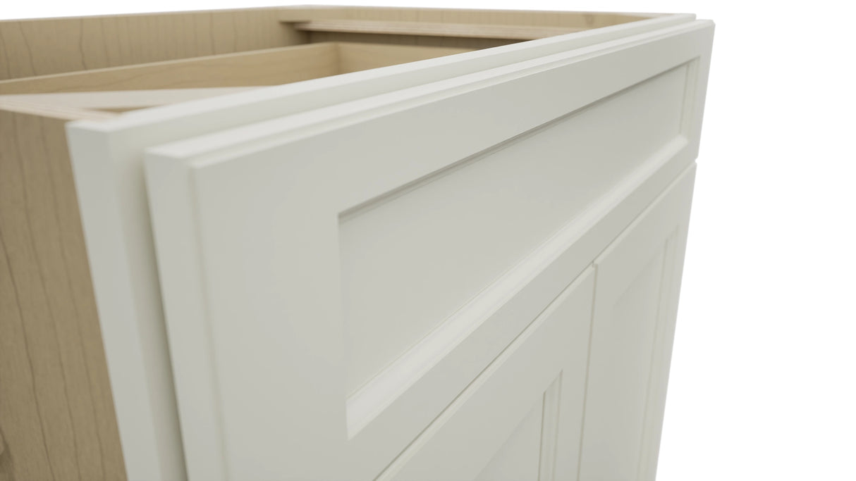 Fabuwood Fusion Dove B33SDF Base Standard Cabinet, Detail View