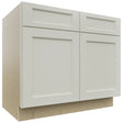 Fabuwood Fusion Dove B39 Base Standard Cabinet, Front View