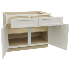 Fabuwood Fusion Dove B42 Base Standard Cabinet, Open View