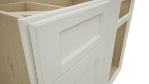Fabuwood Fusion Dove BLB42/45 Base Corner Blind Cabinet, Detail View