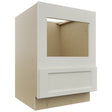 Fabuwood Fusion Dove BMC24 Base Microwave Cabinet, Front View