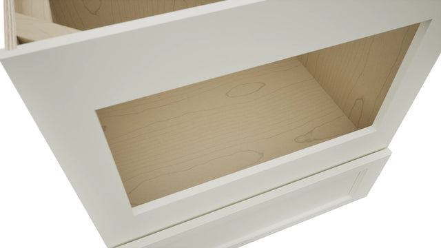 Fabuwood Fusion Dove BMC30 Base Microwave Cabinet, Detail View