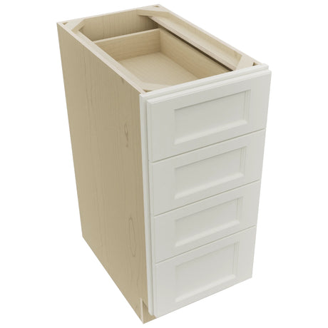 Fabuwood Fusion Dove DB15-4 Base 4 Drawers Cabinet, Top View