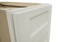 Fabuwood Fusion Dove DB15-4 Base 4 Drawers Cabinet, Detail View