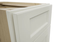 Fabuwood Fusion Dove DB15 Base 3 Drawers Cabinet, Detail View