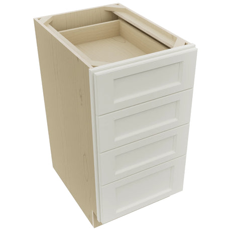 Fabuwood Fusion Dove DB18-4 Base 4 Drawers Cabinet, Top View