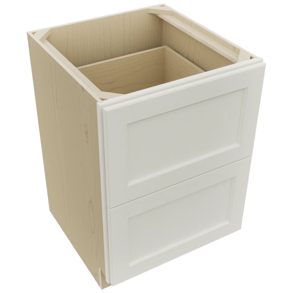 Fabuwood Fusion Dove DB24-2 Base 2 Drawers Cabinet, Top View