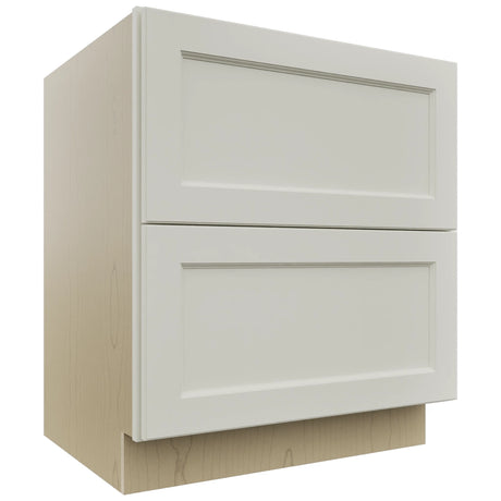 Fabuwood Fusion Dove DB30-2 Base 2 Drawers Cabinet, Front View