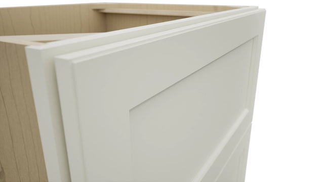 Fabuwood Fusion Dove DB30-2 Base 2 Drawers Cabinet, Detail View