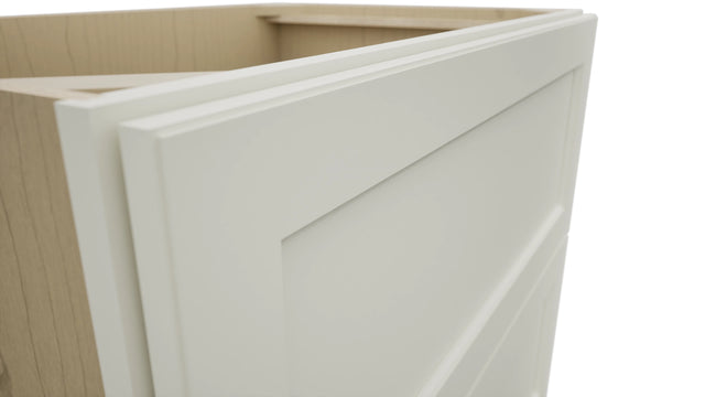 Fabuwood Fusion Dove DB36-2 Base 2 Drawers Cabinet, Detail View