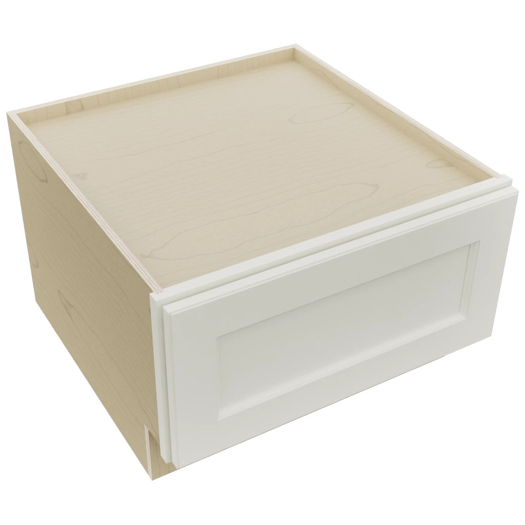 Fabuwood Fusion Dove DBS24 Base Bench Seat Cabinet, Top View