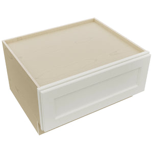 Fabuwood Fusion Dove DBS30 Base Bench Seat Cabinet, Top View