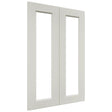 Fabuwood Fusion Dove DS DFG2436 Wall Prepped Door, Front View