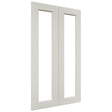 Fabuwood Fusion Dove DS DFG2442 Wall Prepped Door, Front View