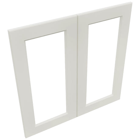 Fabuwood Fusion Dove DS DFG3030 Wall Prepped Door, Top View