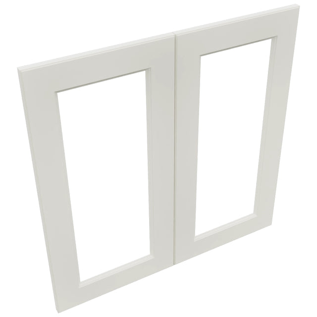 Fabuwood Fusion Dove DS DFG3030 Wall Prepped Door, Top View