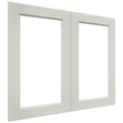 Fabuwood Fusion Dove DS DFG3630 Wall Prepped Door, Front View