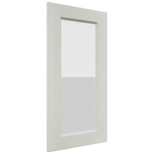 Fabuwood Fusion Dove DS GDW1530 Wall Glass Door, Front View