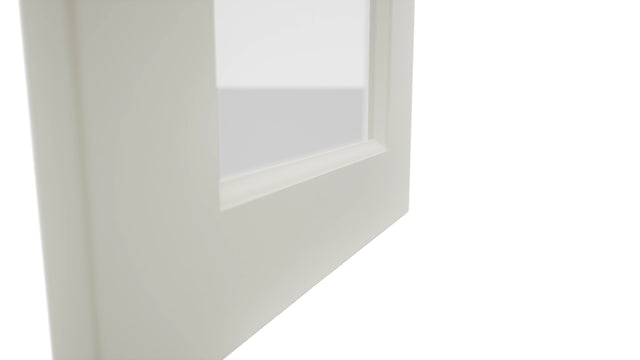 Fabuwood Fusion Dove DS GDW1530 Wall Glass Door, Detail View