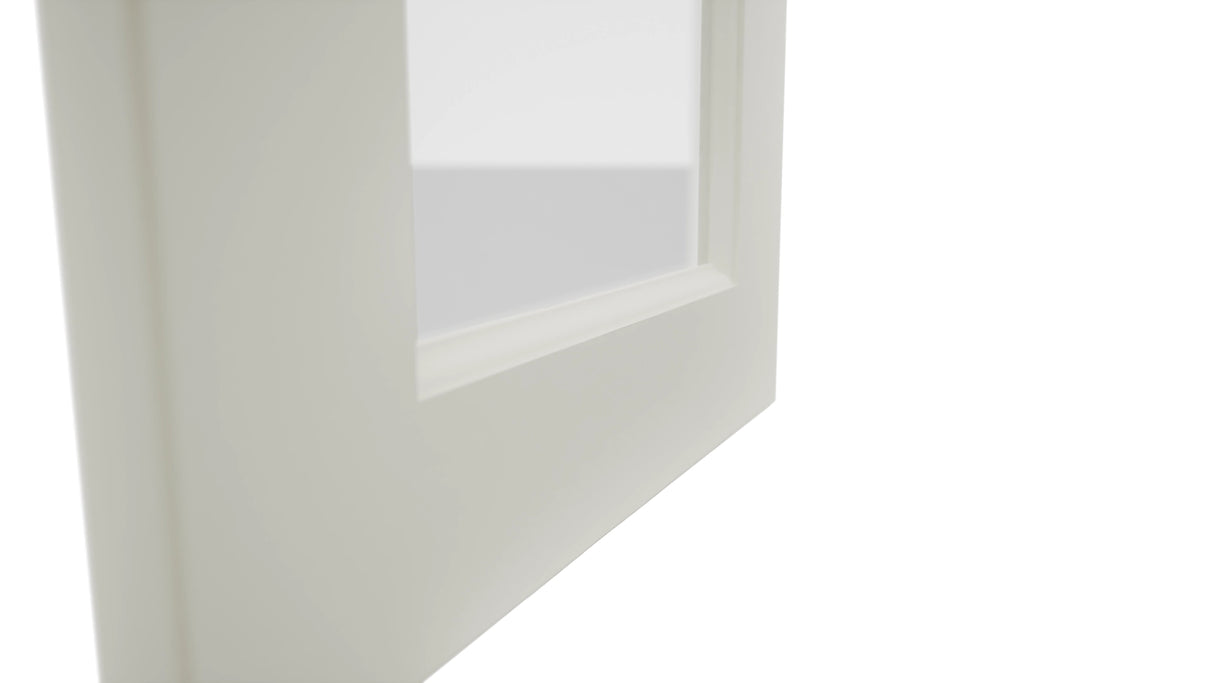 Fabuwood Fusion Dove DS GDW1542 Wall Glass Door, Detail View
