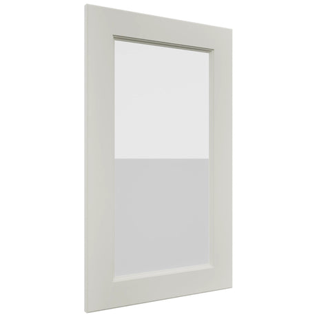 Fabuwood Fusion Dove DS GDW1830 Wall Glass Door, Front View
