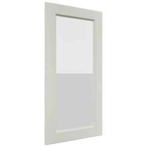 Fabuwood Fusion Dove DS GDW1836 Wall Glass Door, Front View